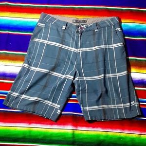 O'Neill - Navy Plaid Shorts
